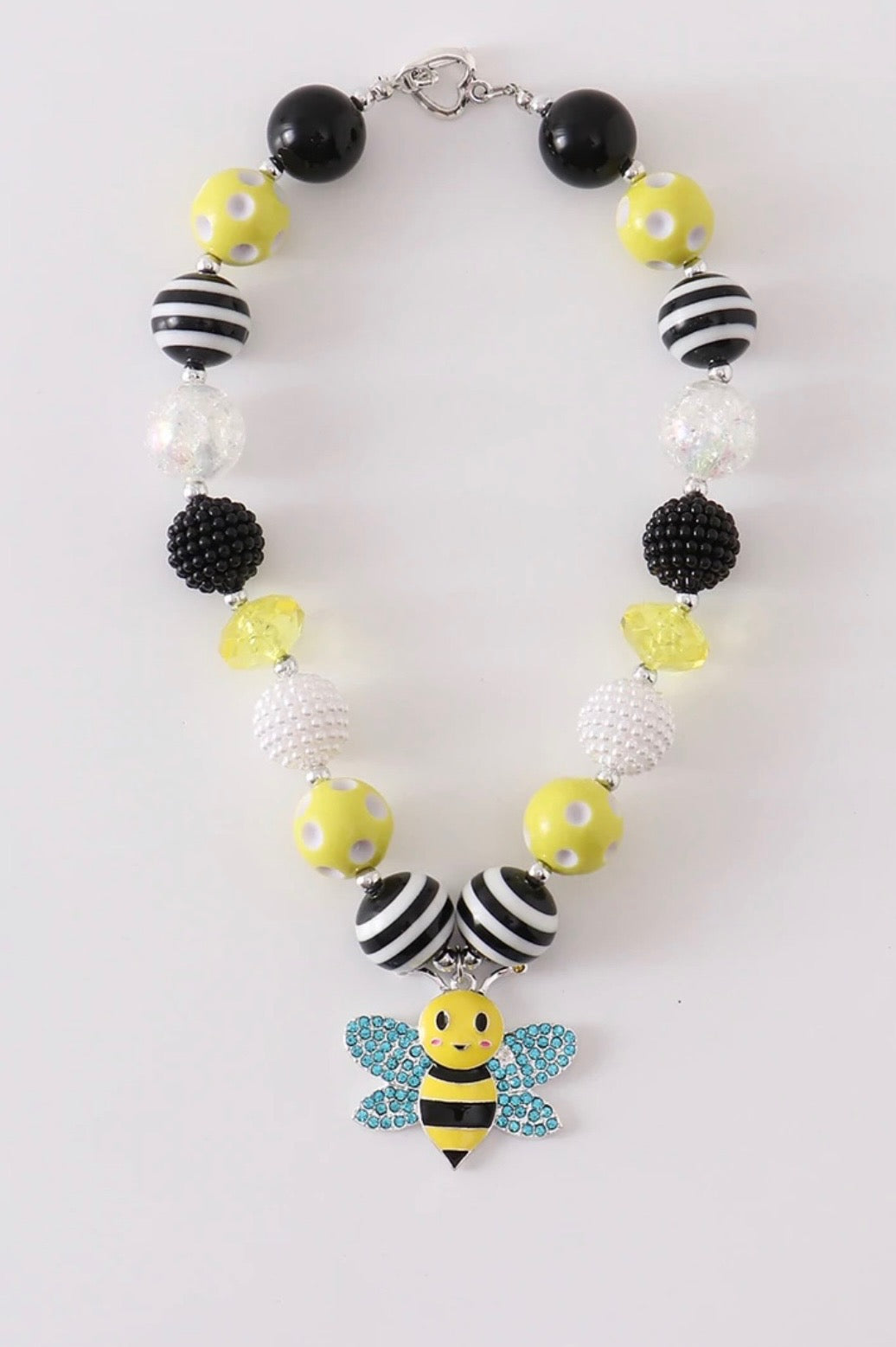 Bee Pendant Chunky Necklace