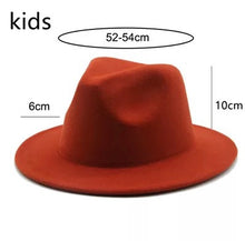 Load image into Gallery viewer, kids Fedora Hat - Many Colors
