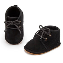 Load image into Gallery viewer, Baby Boy Black Suede Classic Shoes
