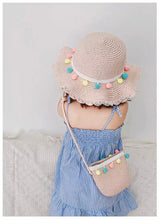Load image into Gallery viewer, Pom-Pom Sun Hat
