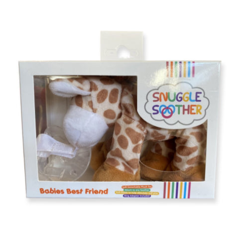Snuggle Soother Baby Giraffe- Comforter/pacifier clip