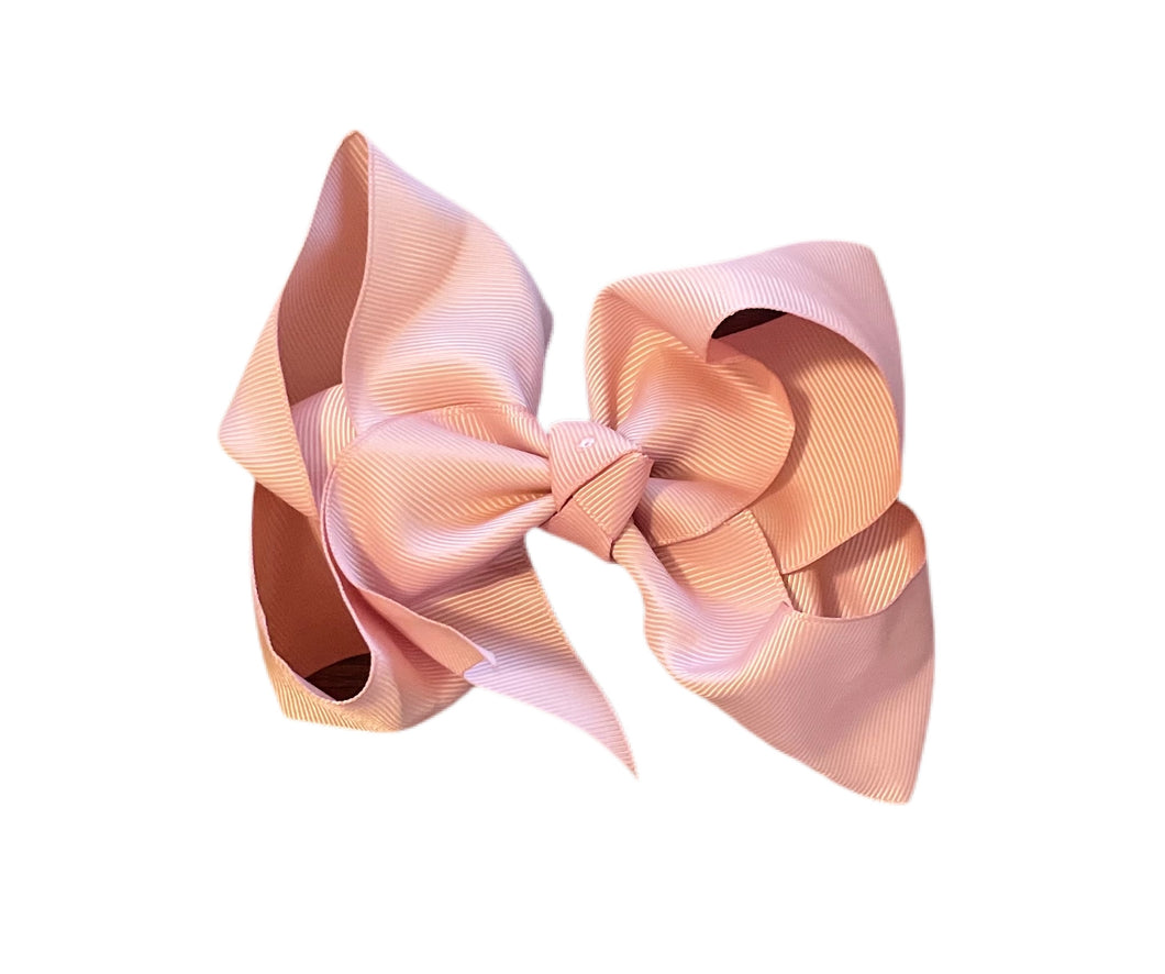 Pale Pink Bow 6”